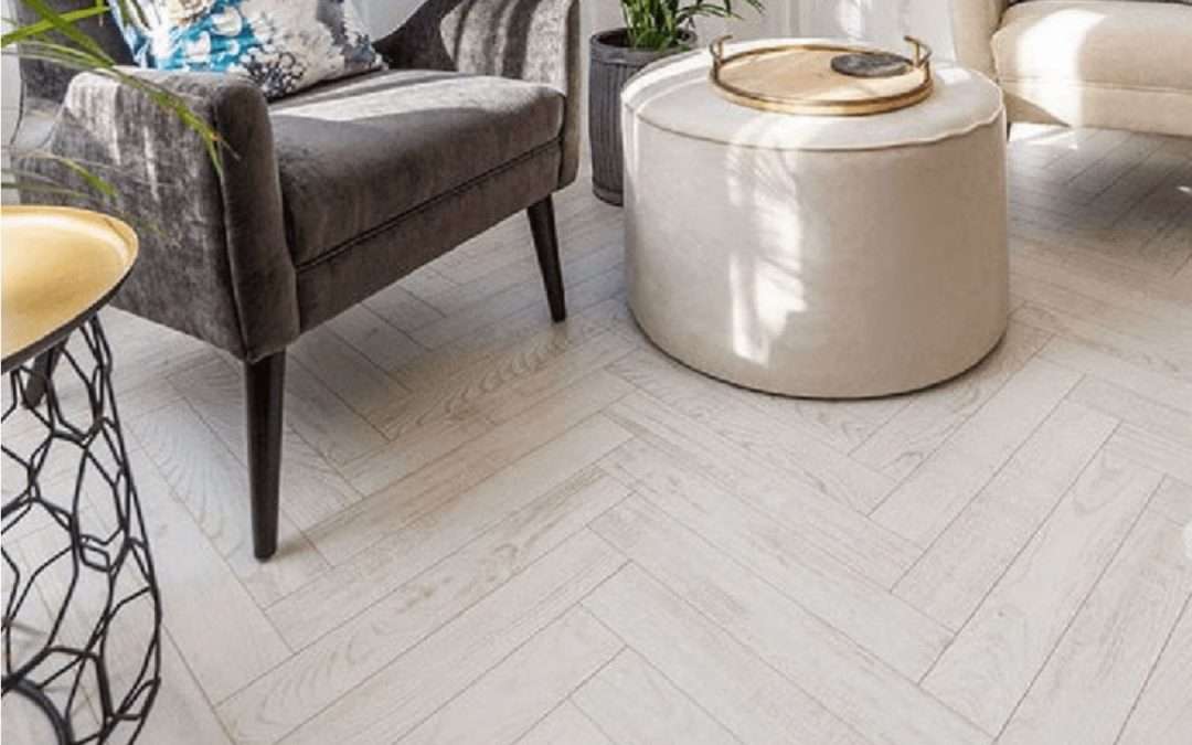 Engineered White Ash Parquet Herringbone Oak Flooring – 14mm x 2.5mm x 90mm