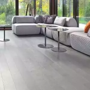 Engineered Oak Grey UV Lacquered Flooring - 14mm x 3mm x 150mm