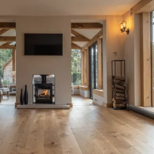 Engineered Oak Natural Brushed Oiled Wood Flooring - 15mm x 4mm x 190mm
