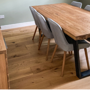 Engineered Oak Brushed & Oiled Wood Flooring - 14mm x 3mm x 190mm