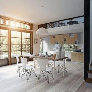 Engineered White Brushed Oak Wood Flooring - 15mm x 4mm x 190mm