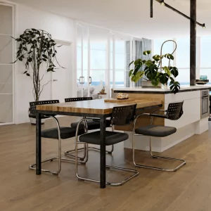 Engineered Oak Deep Brown UV Brushed Lacquered Flooring - 14mm x 3mm x 150mm