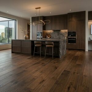 Engineered Oak Golden Handscraped Lacquered Wood Flooring - 20mm x 6mm x 190mm
