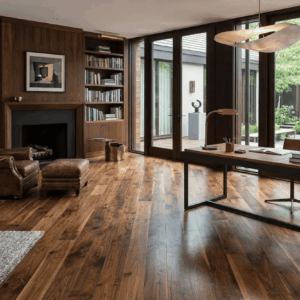 Engineered Wanut UV Lacquered Wood Flooring - 18mm x 4mm x 150mm