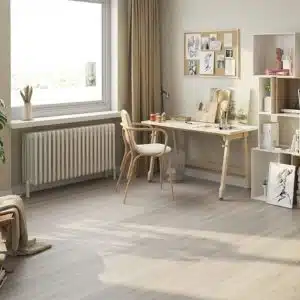 Engineered Oak Clay Grey Matt Lacquered Wood Flooring - 14mm x 2.5mm x 180mm