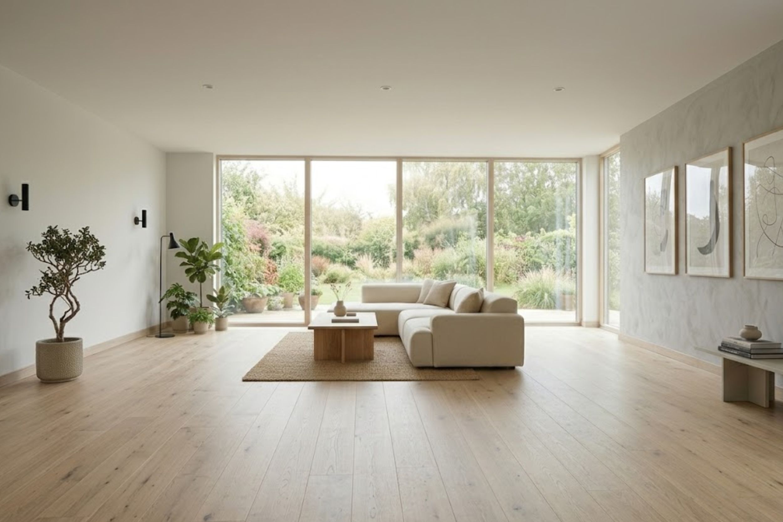 Engineered Oak Unfinished Wood Flooring - 15mm x 4mm x 190mm