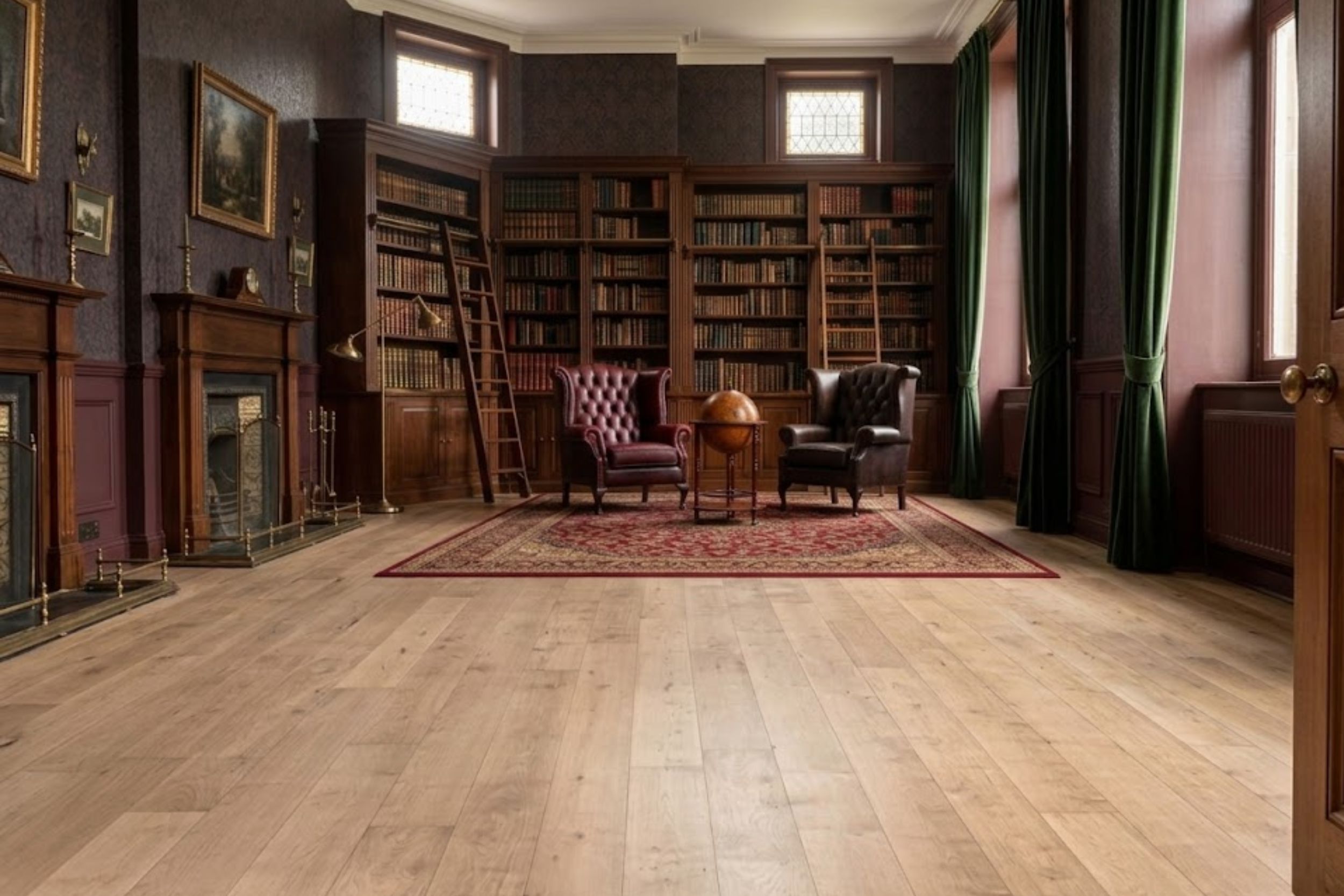Engineered Oak Unfinished Wood Flooring - 14mm x 3mm x 190mm