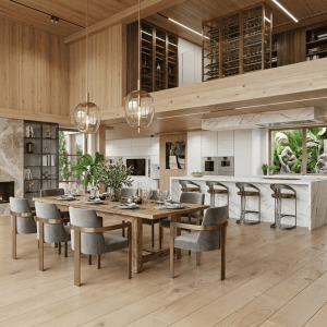 Engineered Oak UV Lacquered Wood Flooring - 18mm x 4mm x 125mm