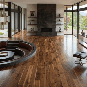 Engineered Wanut UV Lacquered Wood Flooring - 20mm x 6mm x 190mm