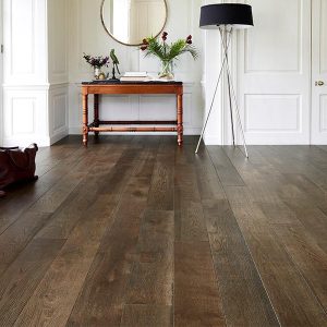 Galleria Professional Engineered European Rustic Oak Flooring Deep Forest Brown Lacquered - 20mm x 6mm x 190mm