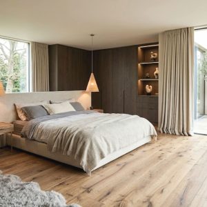Engineered Oak Antique Smoked White Oiled Wood Flooring - 14mm x 3mm x 190mm