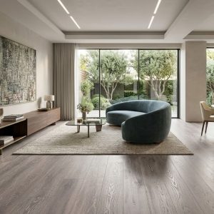 Engineered Oak Brushed Grey White UV Oiled Wood Flooring - 12mm x 2mm x 150mm
